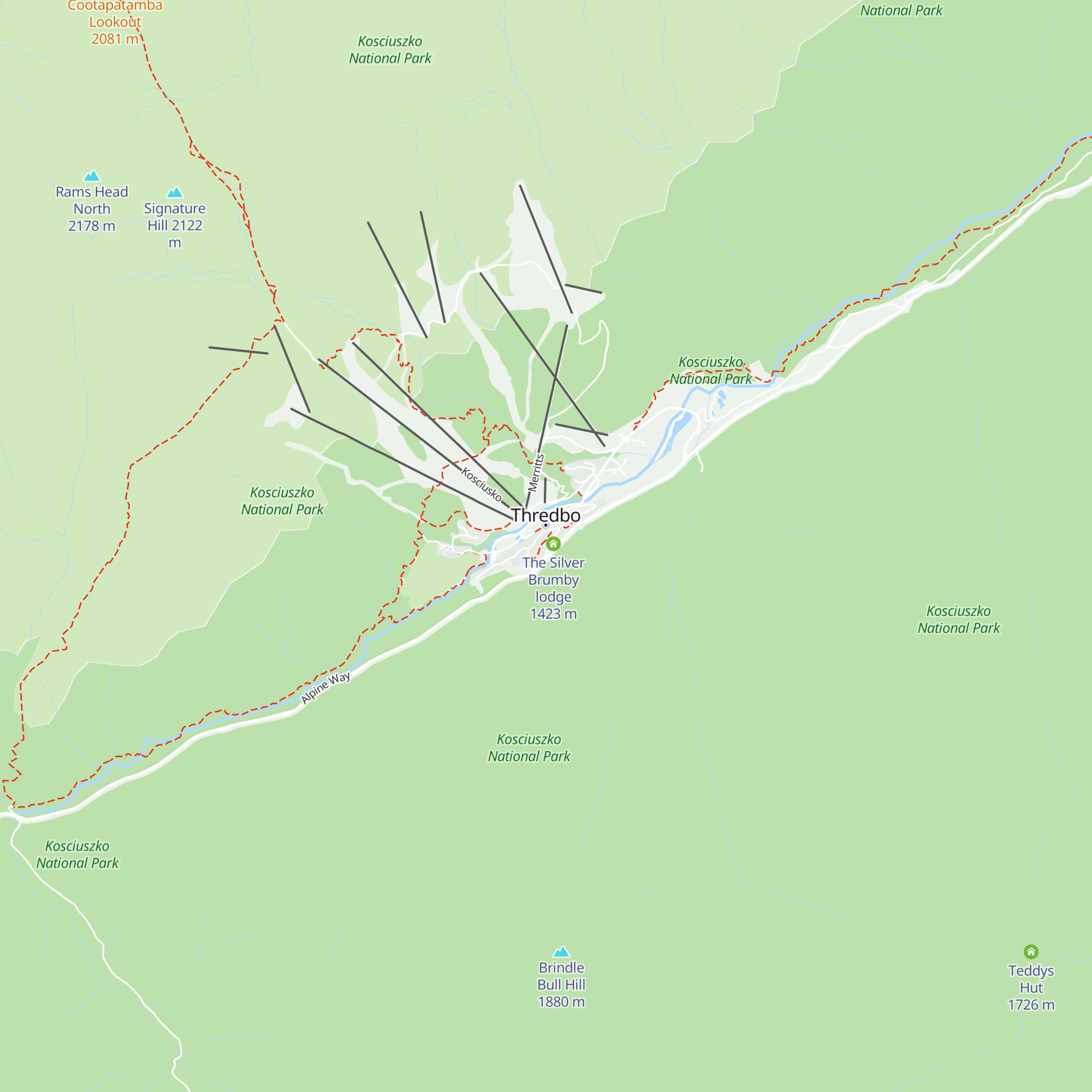 Kasees Lodge map