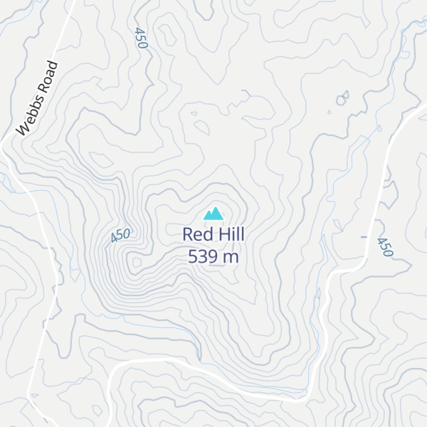 Map of Red Hill