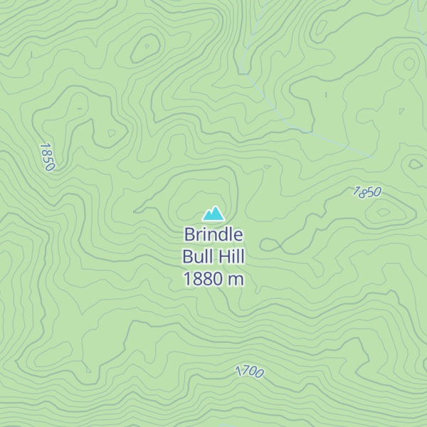 Map of Brindle Bull Hill