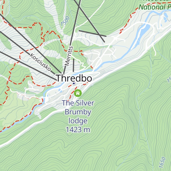 Map of Winterhaus Lodge