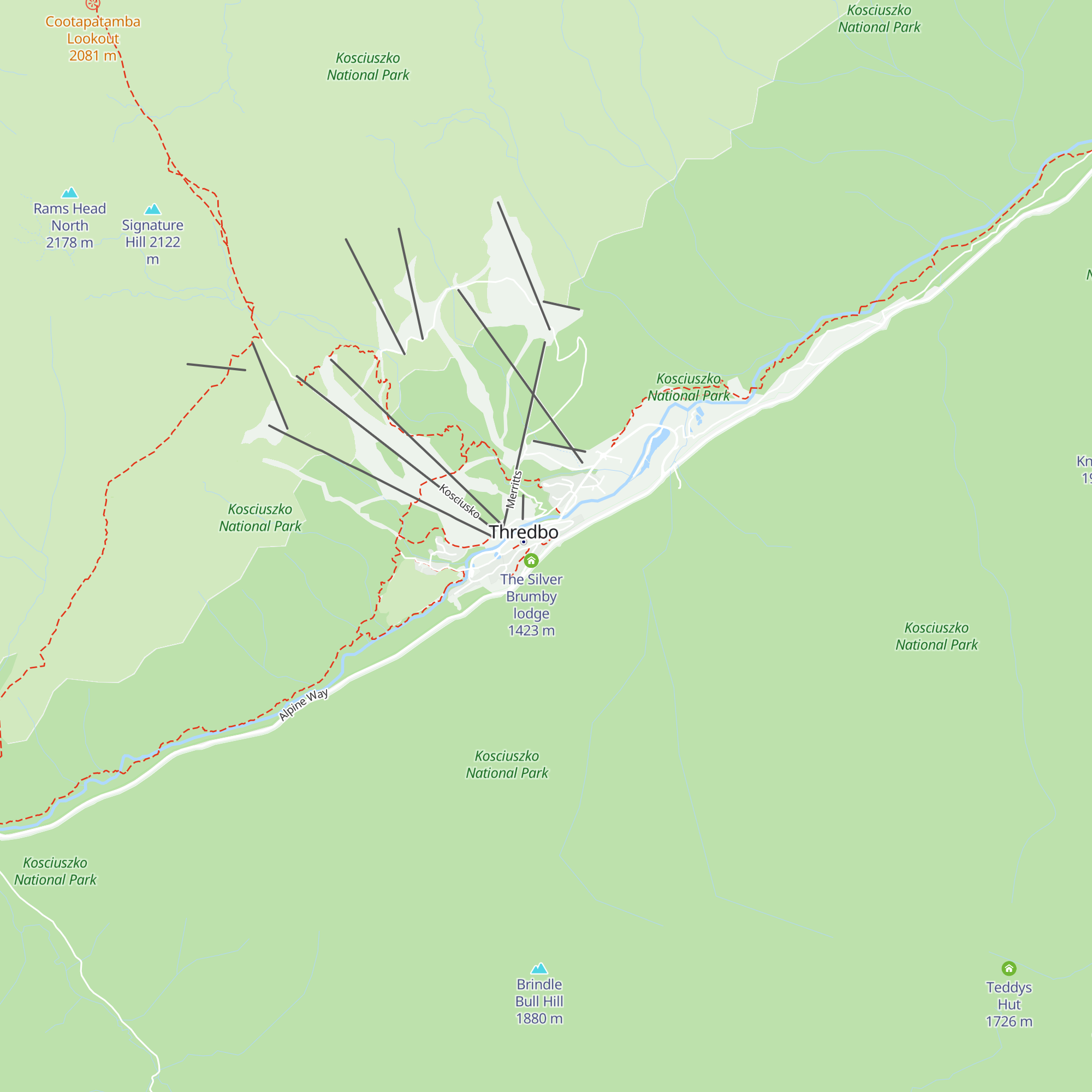 Winterhaus Lodge map