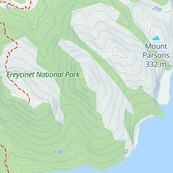 Map of Mount Dove