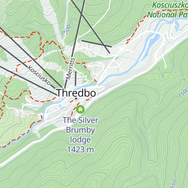 Map of Aneeki Ski Lodge