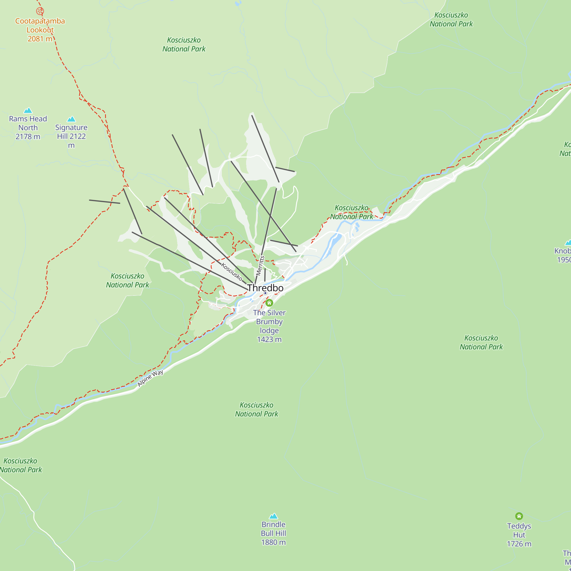 Leatherbarrel Lodge map