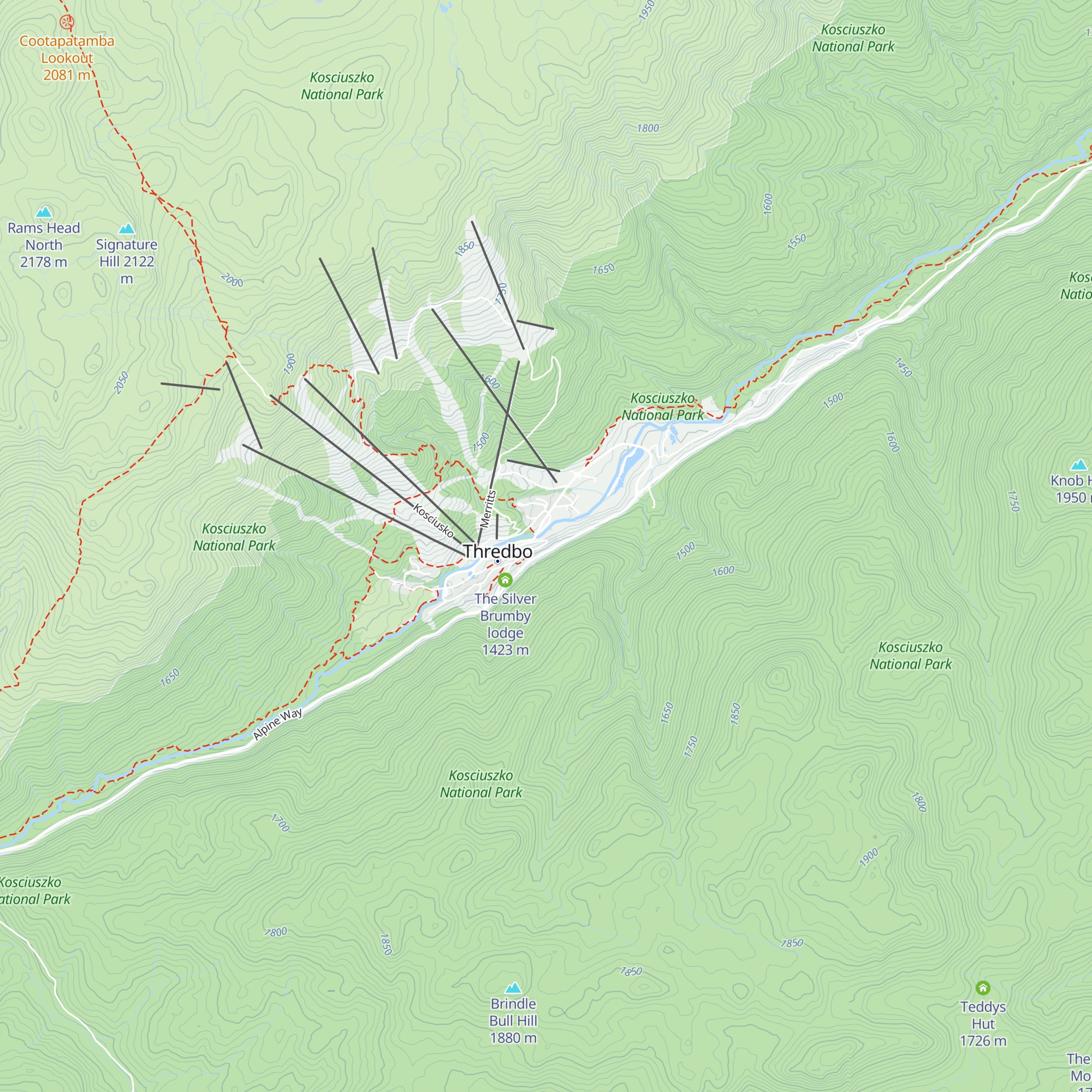 Avior Lodge map