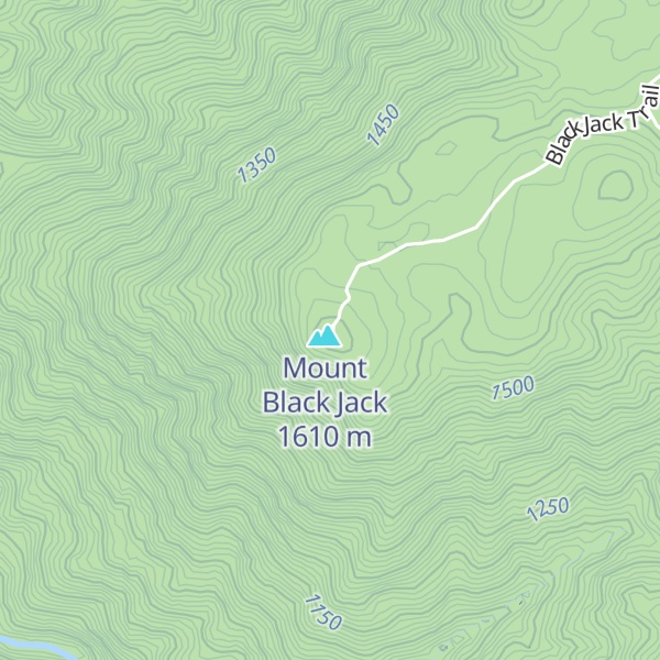 Map of Black Jack Huts