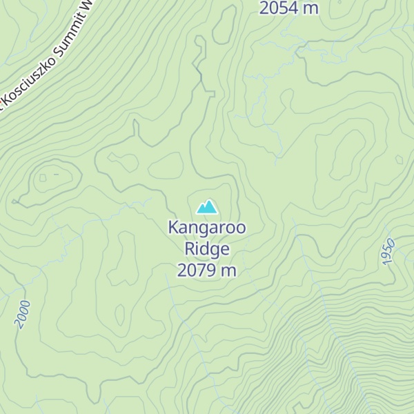 Map of Kangaroo Ridge