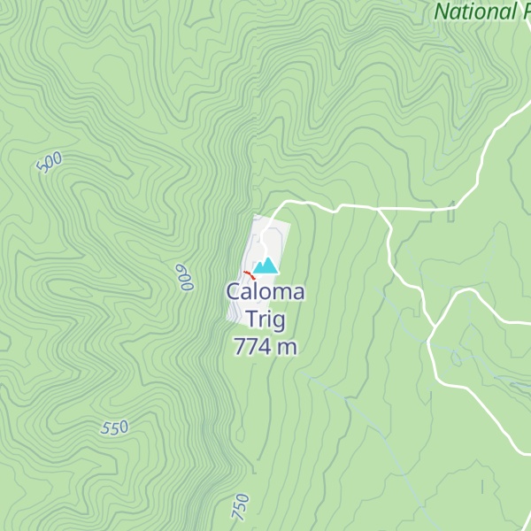 Map of Caloma Trig