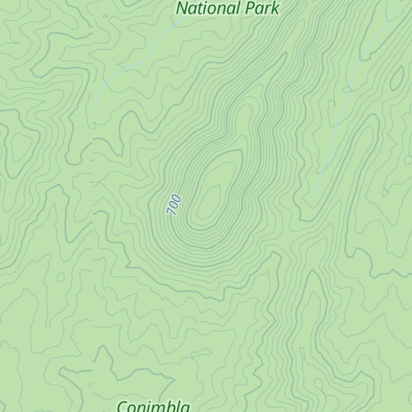 Map of Yambira Mountain