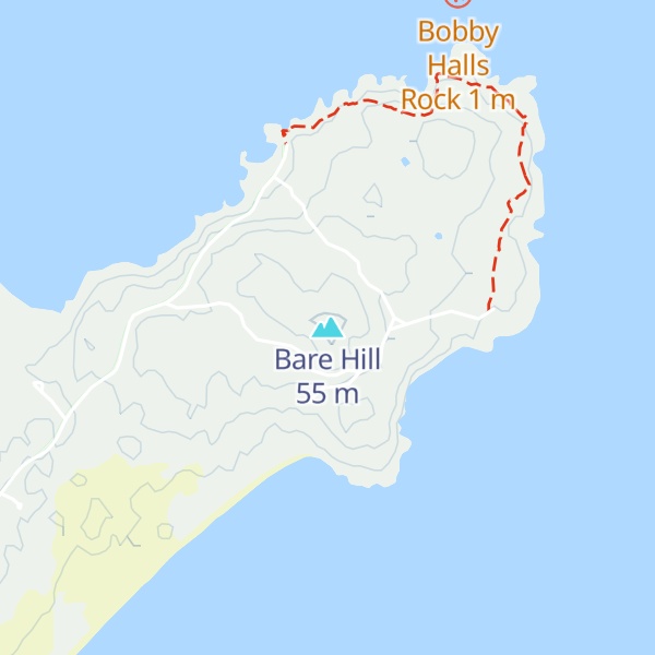 Map of Bare Hill