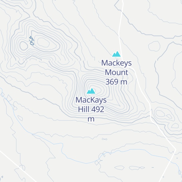 Map of MacKays Hill