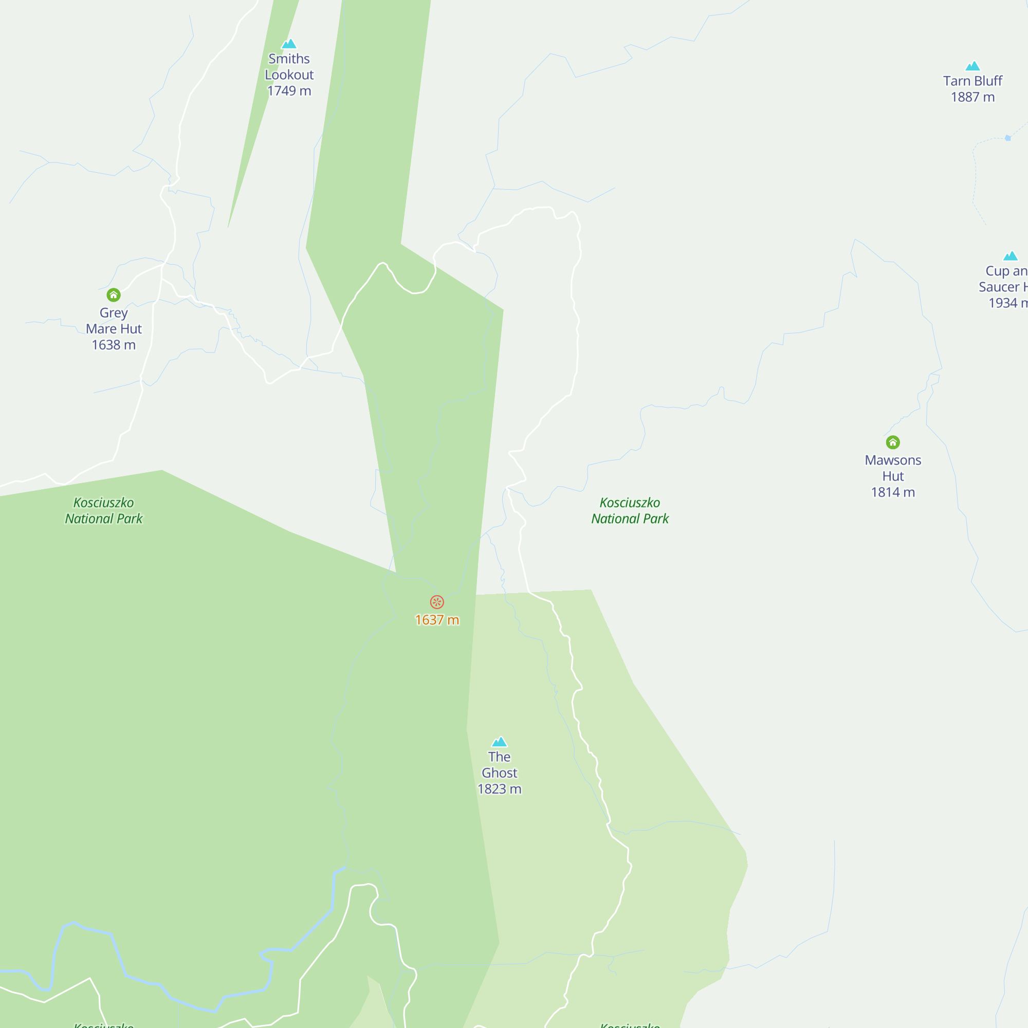 Valentines Hut map