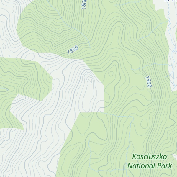 Map of Dicky Cooper Bogong