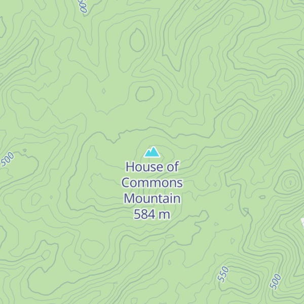 Map of House of Commons Mountain