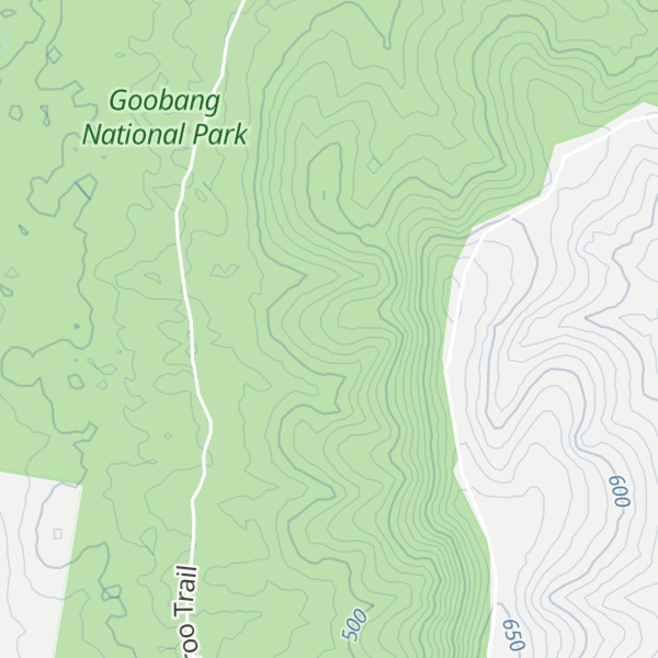 Map of Billy Goat Range