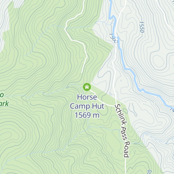 Map of Horse Camp Hut