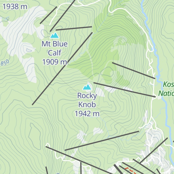 Map of Rocky Knob