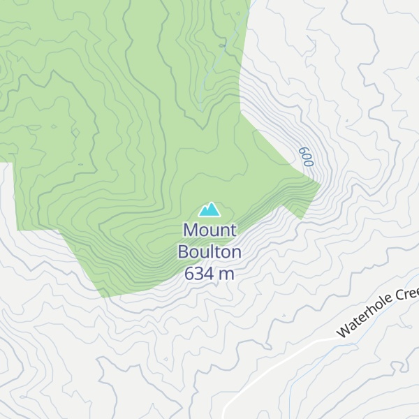 Map of Mount Boulton