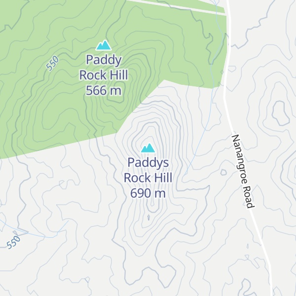 Map of Paddys Rock Hill