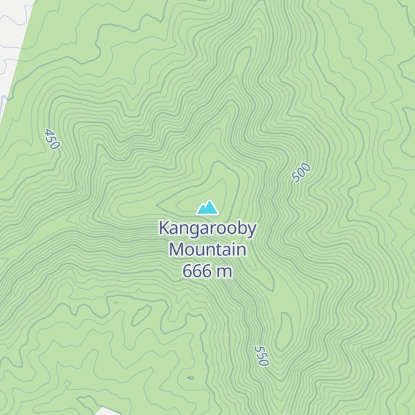 Map of Kangarooby Mountain