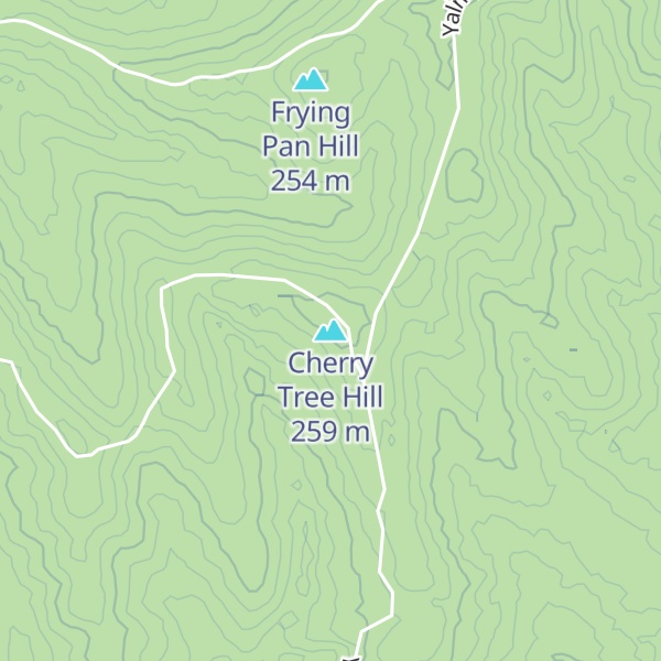 Map of Cherry Tree Hill