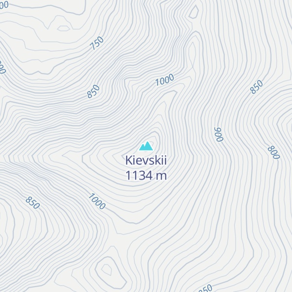 Map of Kievskii