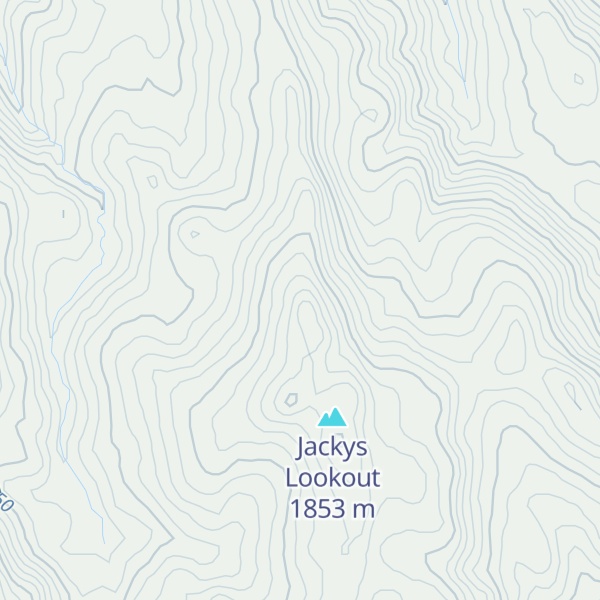 Map of Jacky Lookout