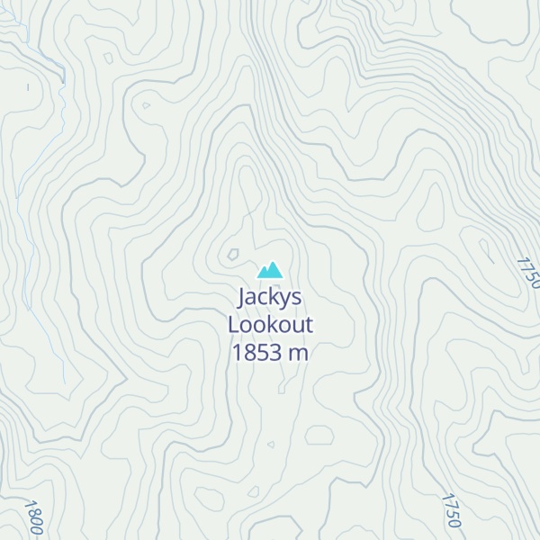 Map of Jackys Lookout