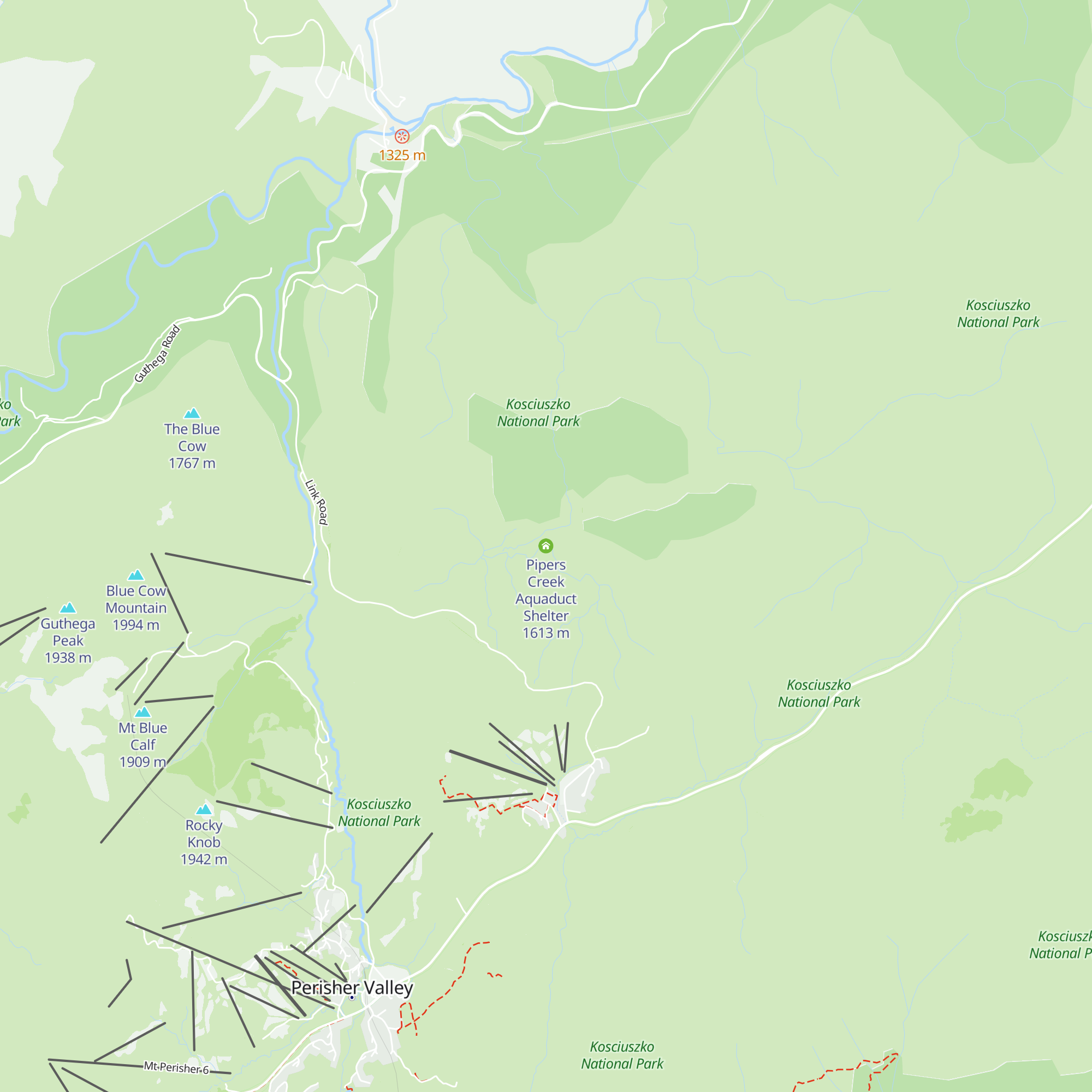 Pipers Creek Aquaduct Shelter map