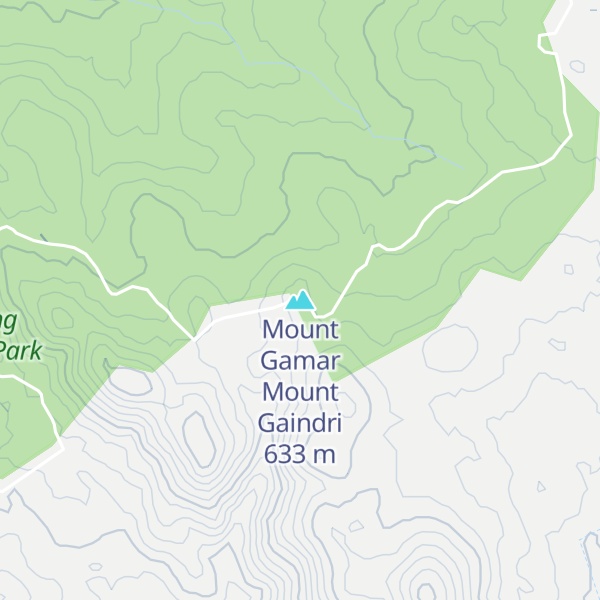 Map of Mount Gamar Mount Gaindri