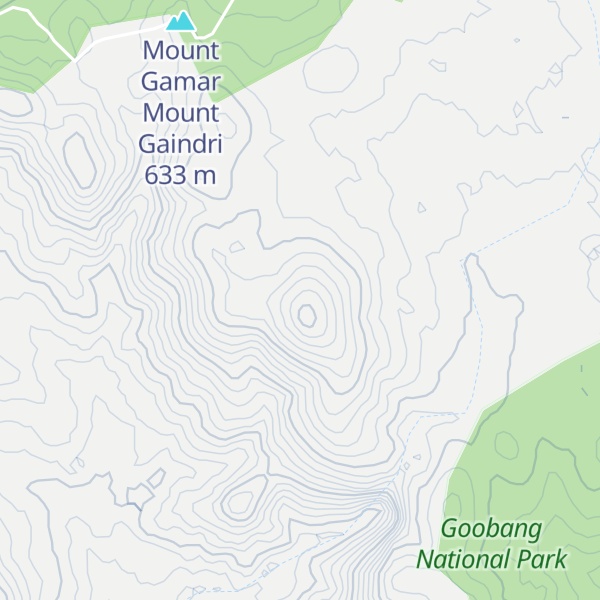 Map of Mount Gamdri