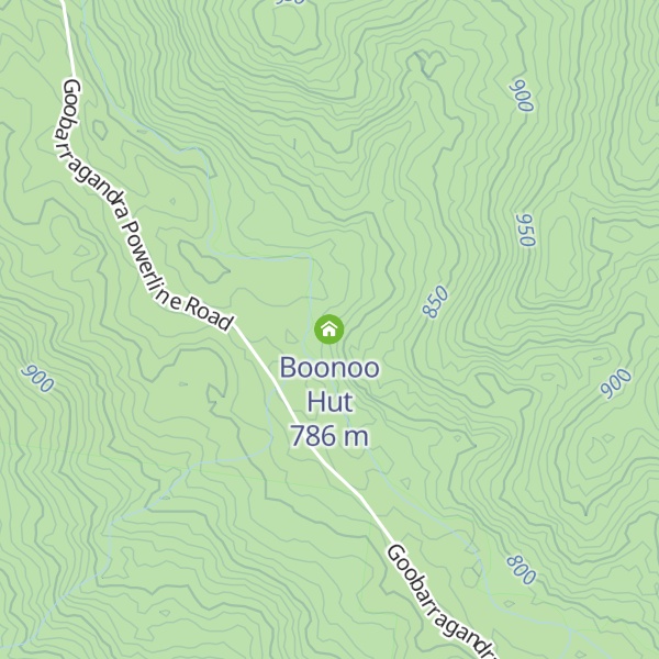 Map of Boonoo Hut