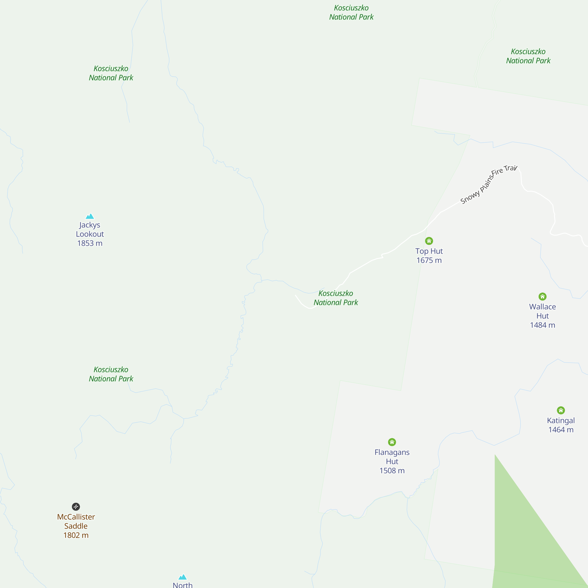 Cesjacks Hut map