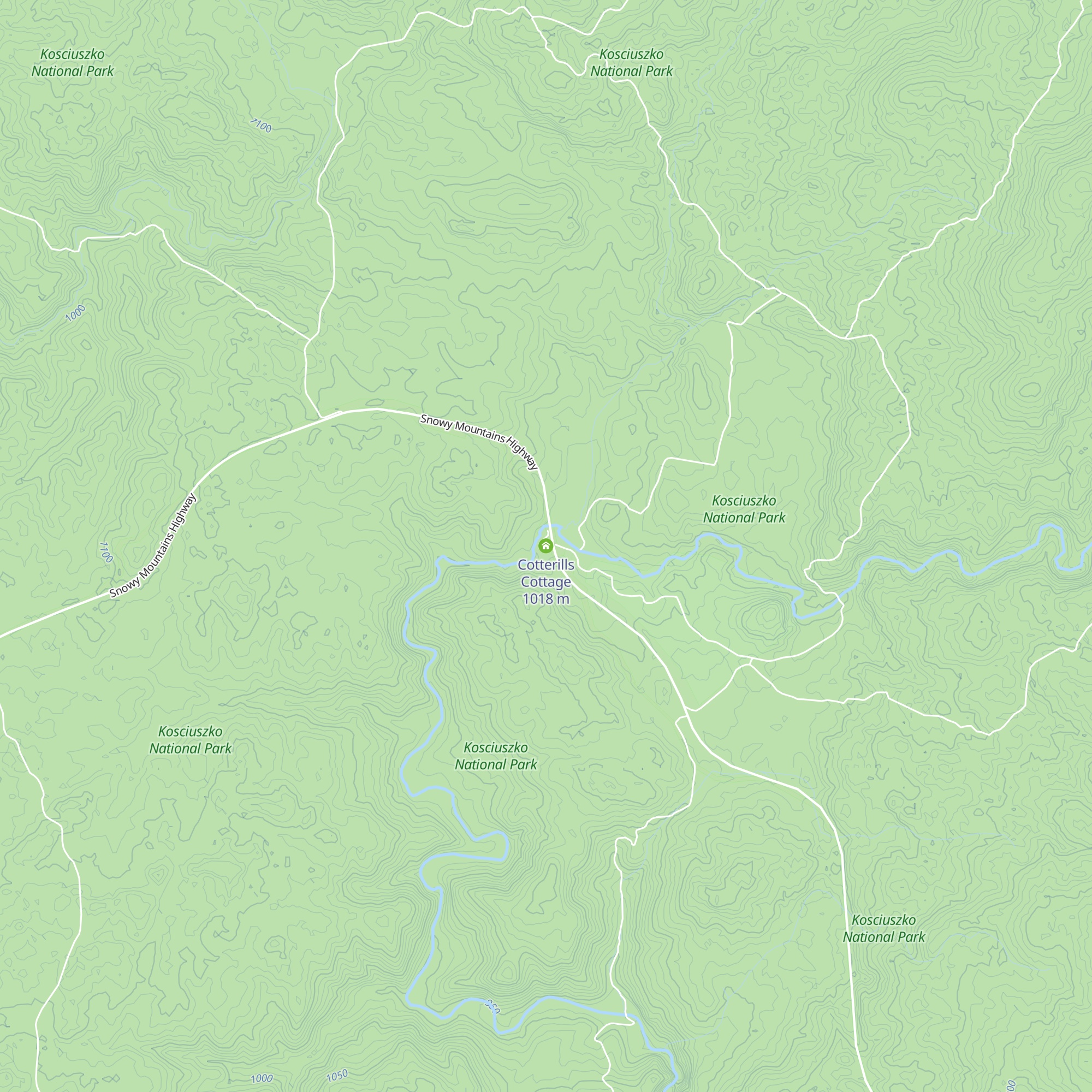 Cotterills Cottage map