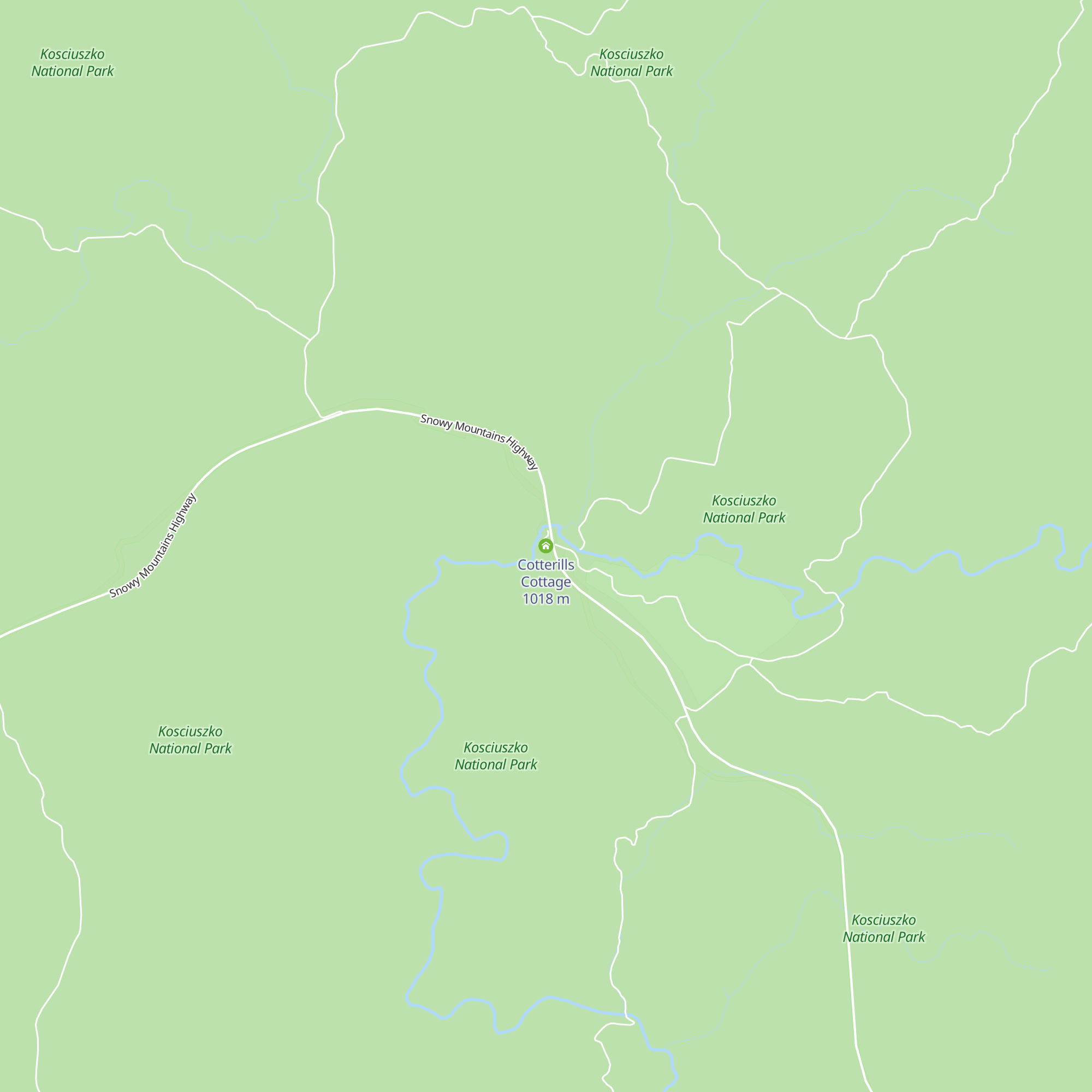 Cotterills Cottage map