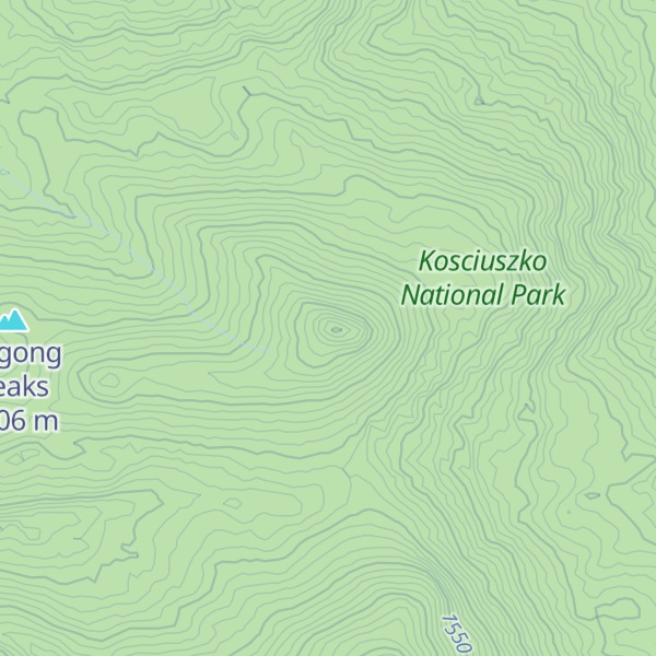 Map of Big Plain Peak