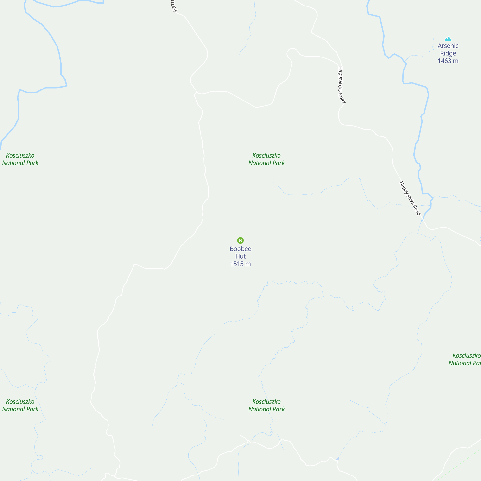 Boobee Hut map