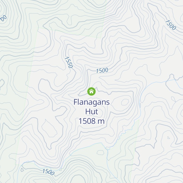 Map of Flanagans Hut