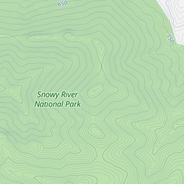 Map of Mount Deddick