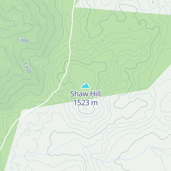 Map of Shaw Hill