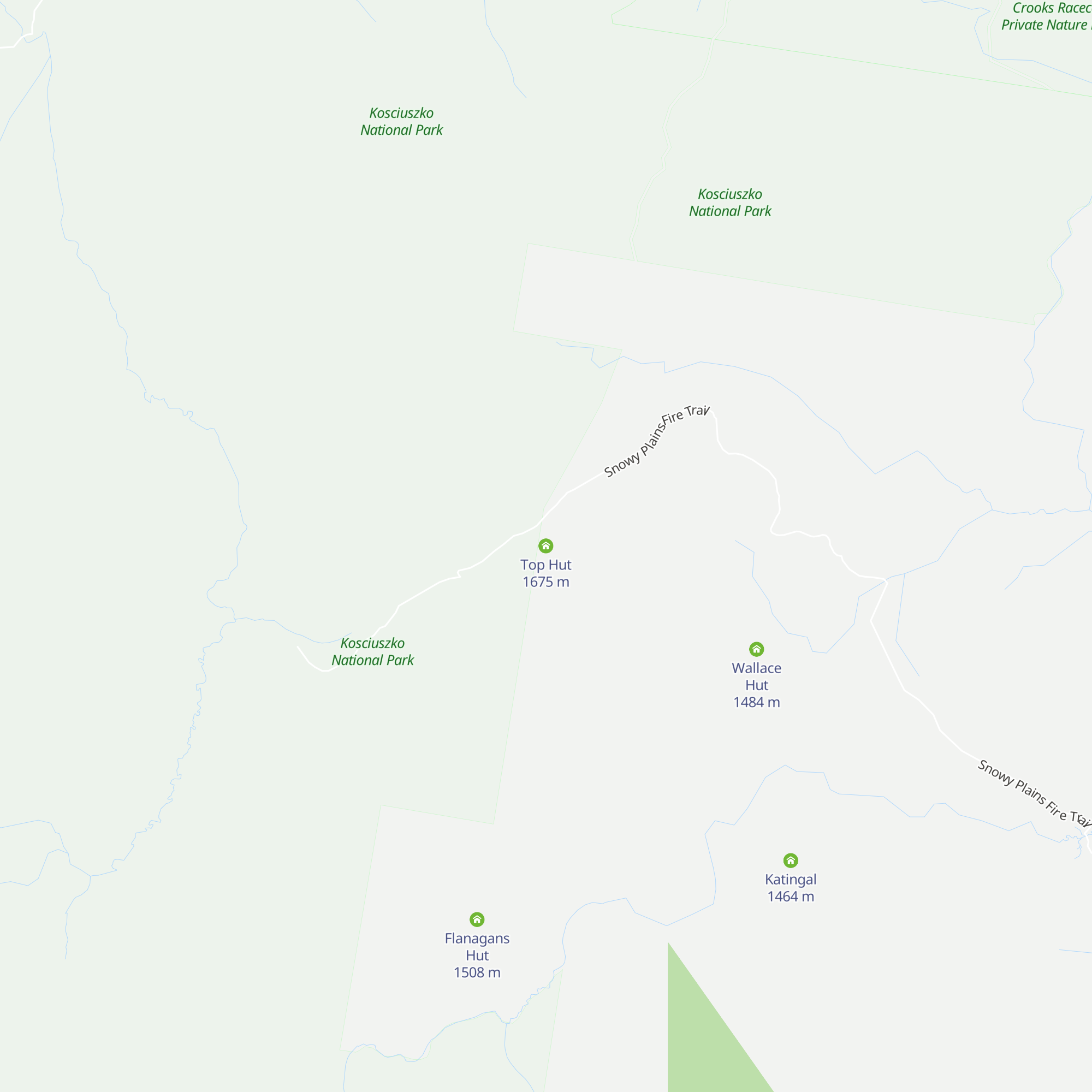 Top Hut map