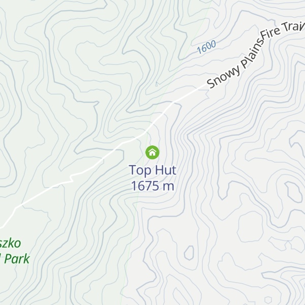 Map of Top Hut