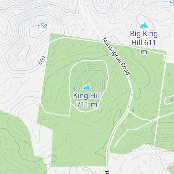 Map of King Hill