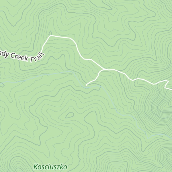 Map of Sandy Creek Hut