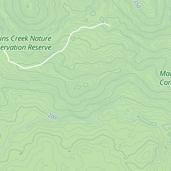 Map of Mount Sardine
