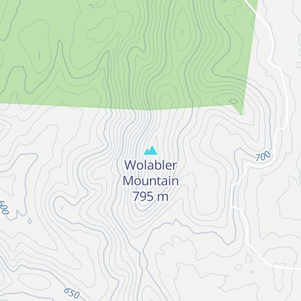 Map of Wolabler Mountain