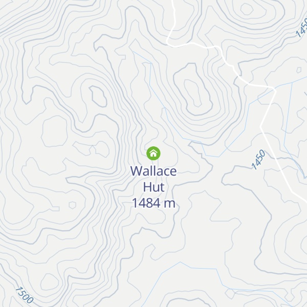 Map of Wallace Hut