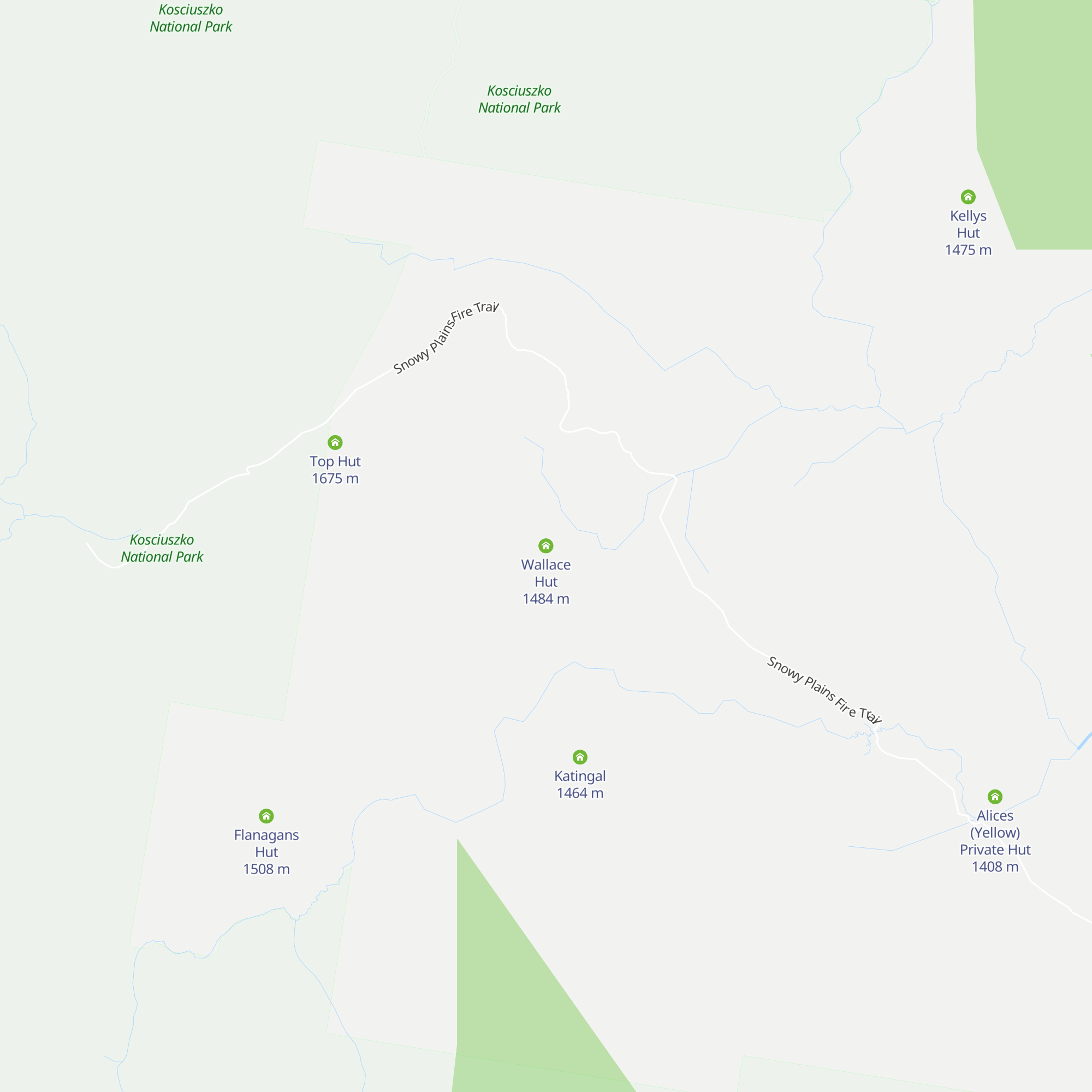 Wallace Hut map