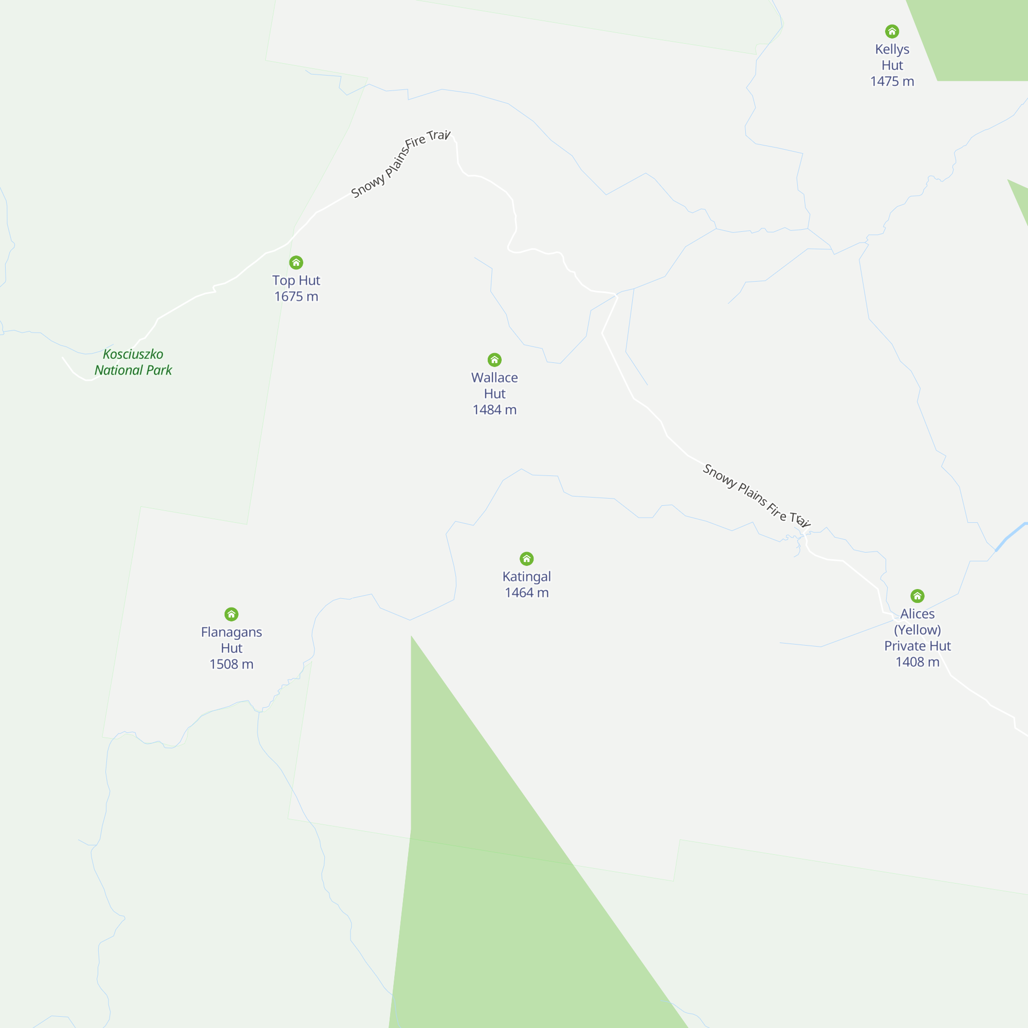 High Hut map