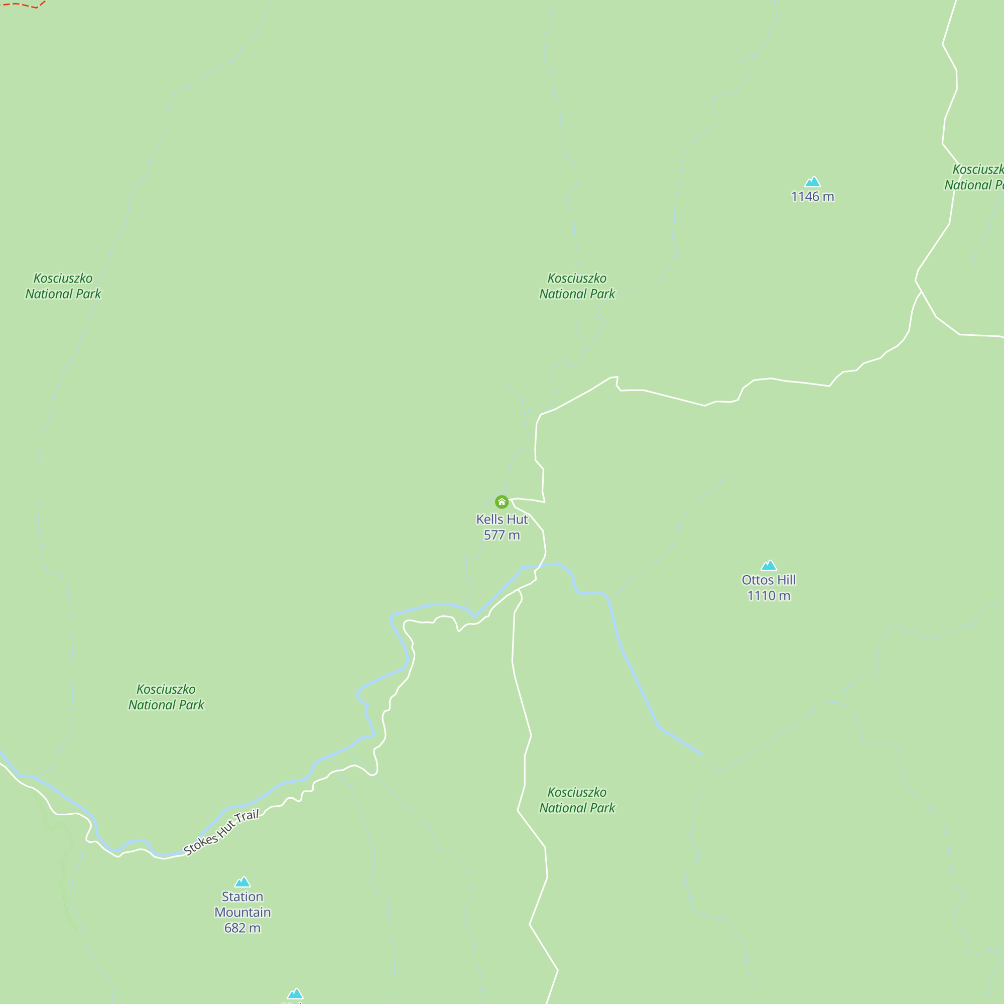 Kells Hut map